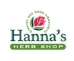 Hanna's Herb Shop Online Coupons & Discount Codes